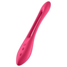 Satisfyer - parvibrator - genopladelig, fleksibel - rød