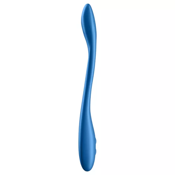 Satisfyer - parvibrator - fleksibel, genopladelig - blå
