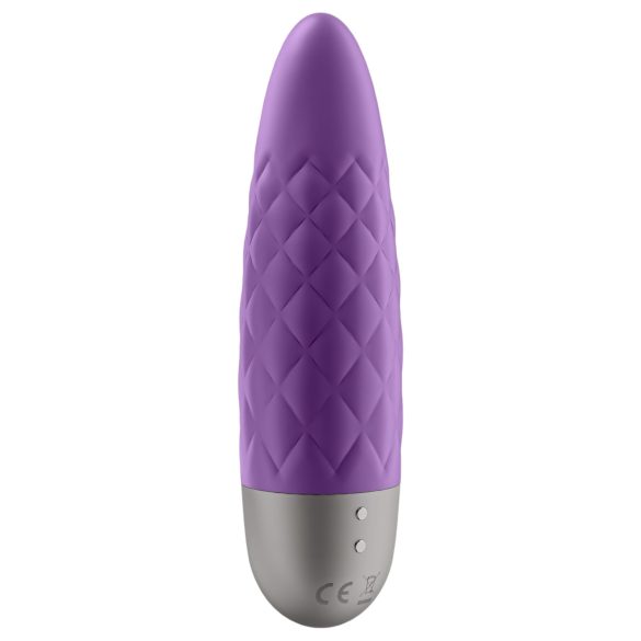Satisfyer - power bullet vibrator - genopladelig, vandtæt - lilla