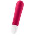 Satisfyer - bullet vibrator - genopladelig, vandtæt - rød