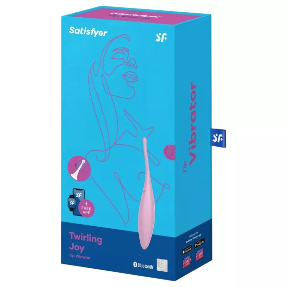 Satisfyer Twirling Joy - klitorisvibrator - vandtæt - pink