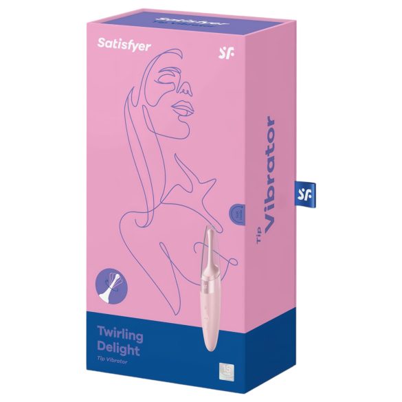 Satisfyer Twirling Delight - vandtæt klitorisvibrator (pink)