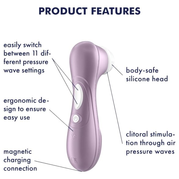 Satisfyer Pro 2 Gen2 - klitorisvibrator med opladning - lilla