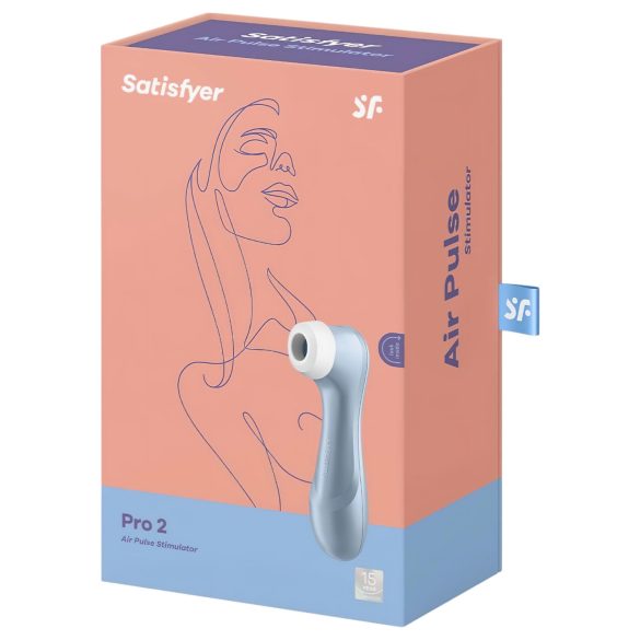 Satisfyer Pro 2 Gen2 - genopladelig luftbølge klitorisstimulator (Blå)