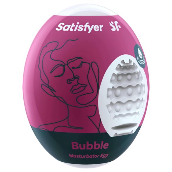 Satisfyer - æg onanator - Bubble - engangs masturbator til mænd
