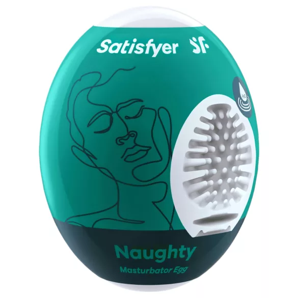 Satisfyer Egg Naughty - masturbatoræg - onaniæg til mænd - 1 stk