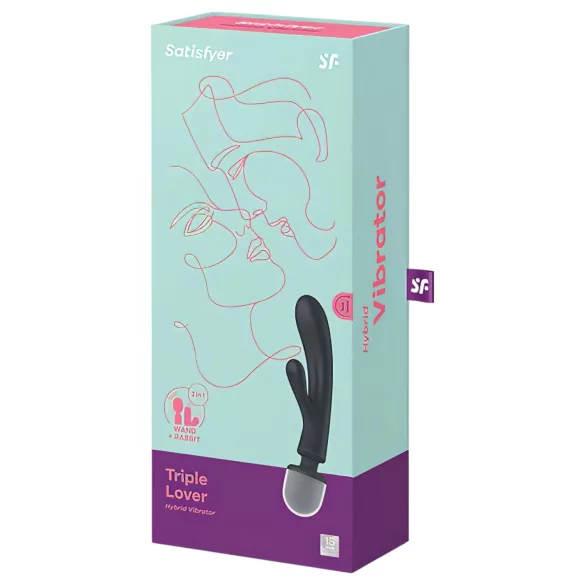 Satisfyer - G-punkt vibrator og analstimulator - sølv