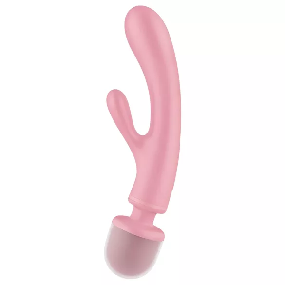 Satisfyer Triple Lover - G-punkt vibrator og vibrator til massage - pink