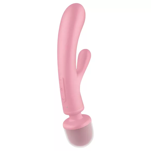 Satisfyer Triple Lover - G-punkt vibrator og vibrator til massage - pink