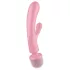 Satisfyer Triple Lover - G-punkt vibrator og vibrator til massage - pink