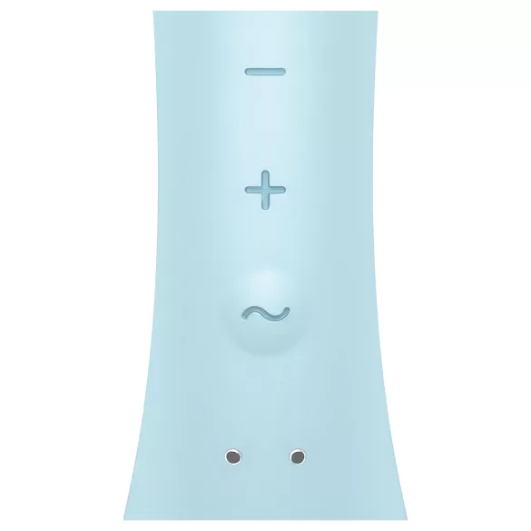 Satisfyer Triple Oh - vibrator med klitorisarm - genopladelig - blå
