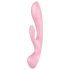 Satisfyer Triple Oh - genopladelig klitorisarmvibrator (pink)
