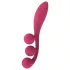 Satisfyer Tri Ball 1 - multifunktionel vibrator - genopladelig - rød