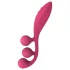 Satisfyer Tri Ball 1 - multifunktionel vibrator - genopladelig - rød