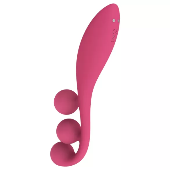 Satisfyer Tri Ball 1 - multifunktionel vibrator - genopladelig - rød