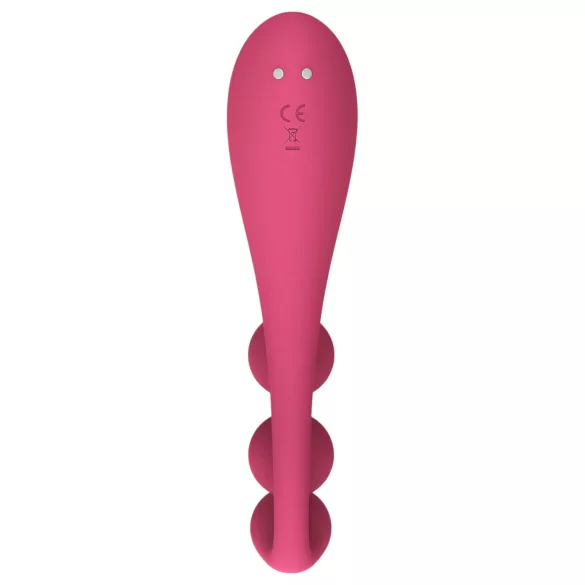 Satisfyer Tri Ball 1 - multifunktionel vibrator - genopladelig - rød