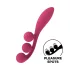 Satisfyer Tri Ball 1 - multifunktionel vibrator - genopladelig - rød