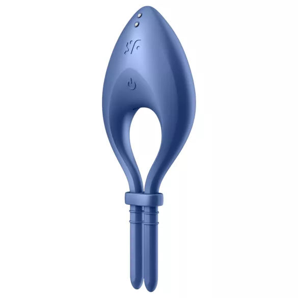 Satisfyer Bullseye - App-styret vibrerende penisring til mænd (blå)