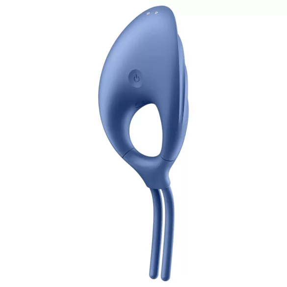 Satisfyer Swordsman - vibratorisk penisring - genopladelig - blå