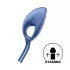 Satisfyer Swordsman - vibratorisk penisring - genopladelig - blå