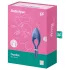 Satisfyer Duelist - genopladelig penisring med vibration - blå