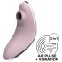 Satisfyer Vulva Lover 1 - luftbølge klitoris vibrator (lilla)