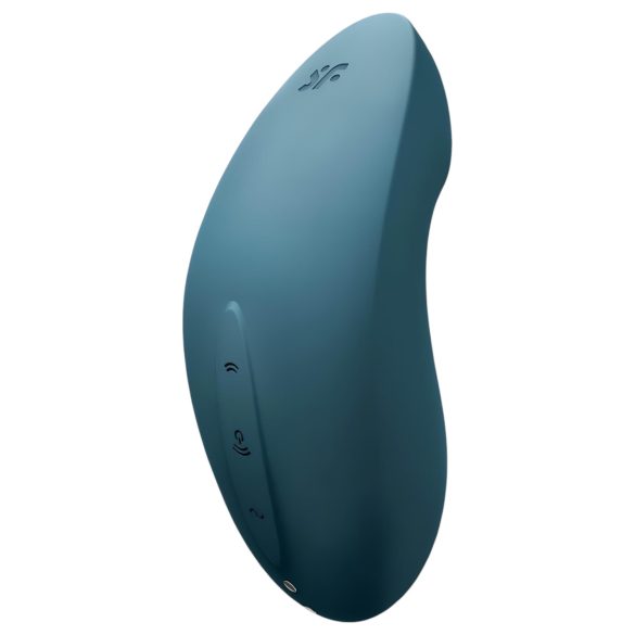Satisfyer - klitorisvibrator med lufttrykbølger - genopladelig - blå