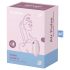 Satisfyer - klitorisvibrator med lufttryk - genopladelig - pink
