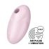 Satisfyer - klitorisvibrator med lufttryk - genopladelig - pink
