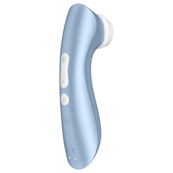 Satisfyer Pro 2+ - klitorisvibrator med lufttrykbølger - blå