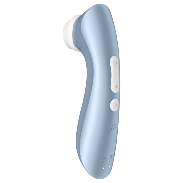 Satisfyer Pro 2+ - klitorisvibrator med lufttrykbølger - blå