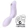 Satisfyer Curvy Trinity 2 - lufttryksvibrator og vibrator - lilla