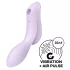 Satisfyer Curvy Trinity 2 - lufttryksvibrator og vibrator - lilla