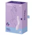 Satisfyer Curvy Trinity 2 - lufttryksvibrator og vibrator - lilla
