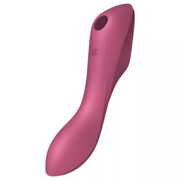 Satisfyer Curvy Trinity 3 - lufttryksvibrator 2i1 - rød
