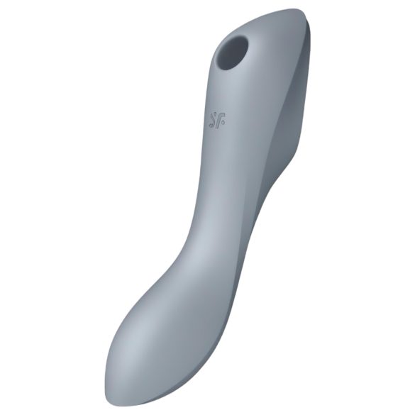 Satisfyer Curvy Trinity 3 - luftbølgevibrator 2i1 (grå)