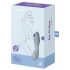 Satisfyer Curvy Trinity 3 - luftbølgevibrator 2i1 (grå)