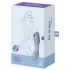 Satisfyer Curvy Trinity 3 - lufttryksvibrator og vibrator 2i1 - grå