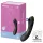 Satisfyer Curvy Trinity 4 - luftbølge 2-i-1 vibrator (sort)