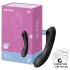Satisfyer Curvy Trinity 4 - luftbølge 2-i-1 vibrator (sort)