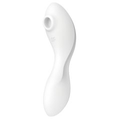   Satisfyer Curvy Trinity 5+ - 2i1 vibrator - smart funktion - hvid
