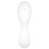 Satisfyer Curvy Trinity 5+ - 2i1 vibrator - smart funktion - hvid