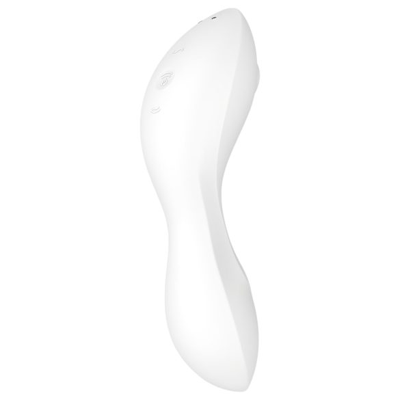 Satisfyer Curvy Trinity 5+ - 2i1 vibrator - smart funktion - hvid