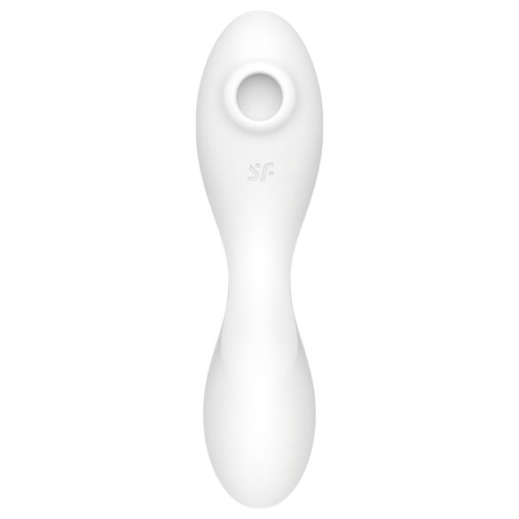 Satisfyer Curvy Trinity 5+ - 2i1 vibrator - smart funktion - hvid
