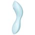 Satisfyer Curvy Trinity 5+ - 2i1 vibrator med app - blå