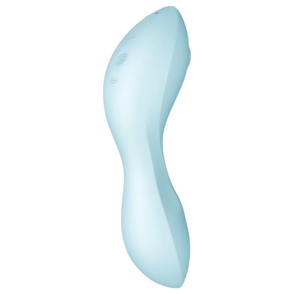 Satisfyer Curvy Trinity 5+ - 2i1 vibrator med app - blå