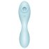 Satisfyer Curvy Trinity 5+ - 2i1 vibrator med app - blå