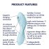 Satisfyer Curvy Trinity 5+ - Smart 2-i-1 vibrator (blå)
