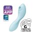 Satisfyer Curvy Trinity 5+ - 2i1 vibrator med app - blå