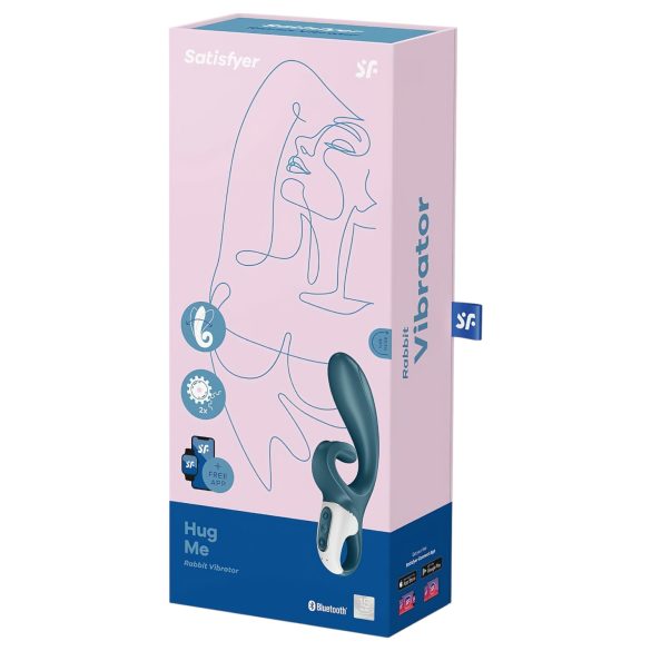 Satisfyer Hug Me - smart klitorisarm vibrator (blå)